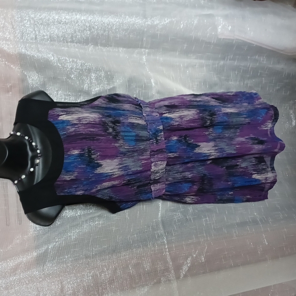 Forever 21 Chiffon Sheer Dress with Liner L - Picture 1 of 3